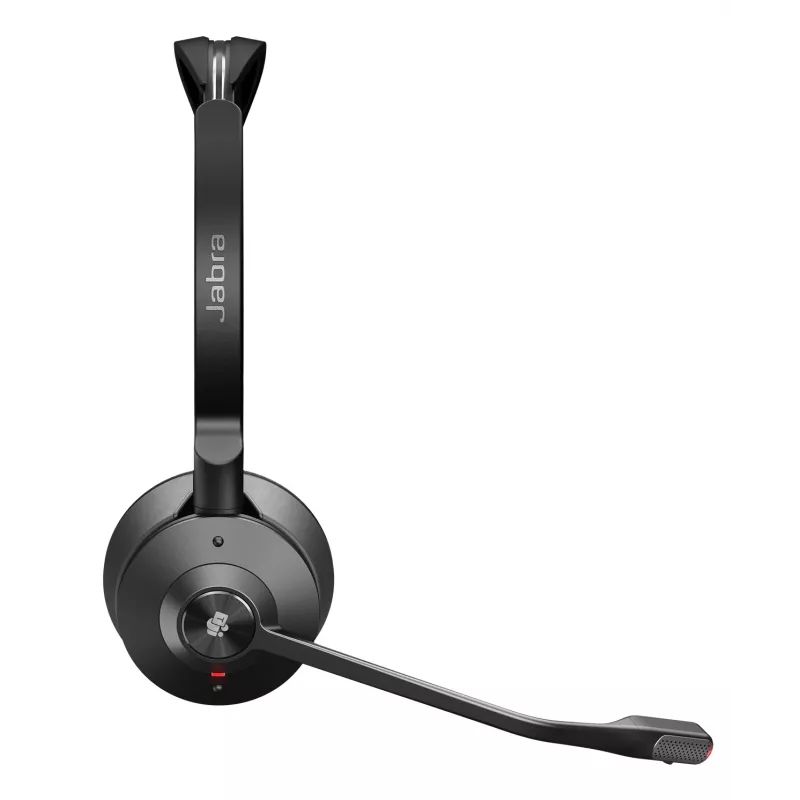 Jabra Engage 55 SE - USB-A MS Stereo, EMEA/APAC, Bezvadu, 40 - 16000 Hz, Birojs/Zvanu centrs, 83 g, Austiņas, Melna