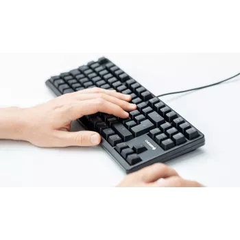CHERRY G80-3000N RGB TKL tastatūra vadu universāla USB QWERTZ vācu melna