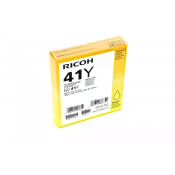 Ricoh 405764 oriģinālā dzeltenā tintes kasetne, 1 gab., standarta iznākums