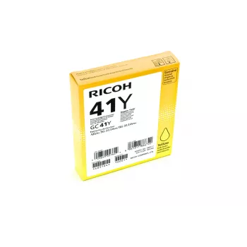 Ricoh 405764 oriģinālā dzeltenā tintes kasetne, 1 gab., standarta iznākums