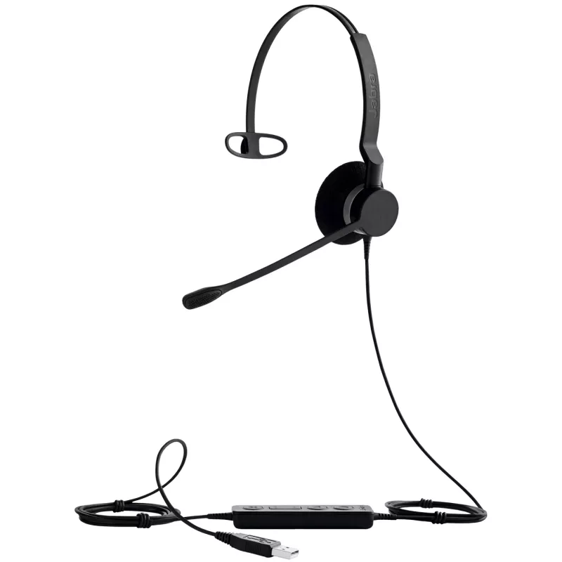 Jabra BIZ 2300 Mono USB UC vadu austiņas, melnas
