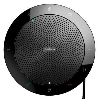Jabra Speak 510+ UC konferences skaļrunis, universāls, melns, 100 m, pogas, visvirziena, USB/Bluetooth