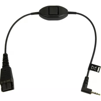 Audio kabelis Jabra 8800-00-55 0,3 m QD 2,5 mm ligzda Melns