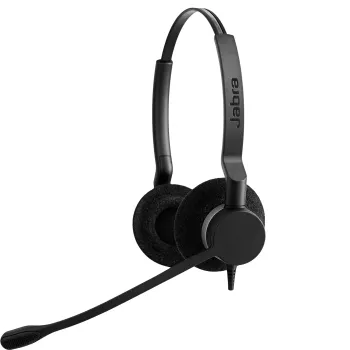 Jabra BIZ 2300 Duo, NC, vadu, birojam/zvanu centram, 150 - 4500 Hz, 65 g, austiņas, melna