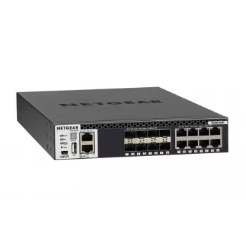 NETGEAR M4300-8X8F pārvaldāms L3 10G Ethernet slēdzis (100/1000/10000) 1U melns