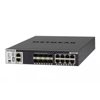 NETGEAR M4300-8X8F pārvaldāms L3 10G Ethernet slēdzis (100/1000/10000) 1U melns