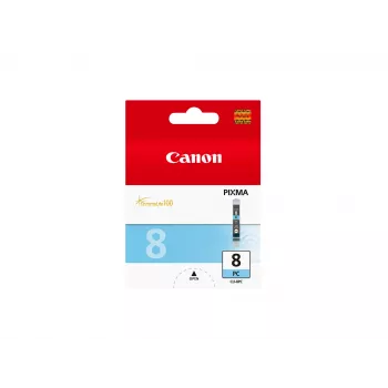 Canon CLI-8PC foto ciāna tintes kasetne, foto ciāns, uz krāsvielu bāzes, 1 gab., 198 lapas