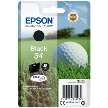 Epson DURABrite Ultra melna tinte Golfball Singlepack 34