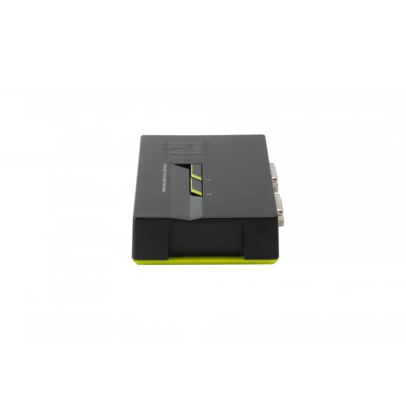 LevelOne KVM-0222 2-portu USB VGA KVM slēdzis, 2048 x 1536 pikseļi, melns, zaļš
