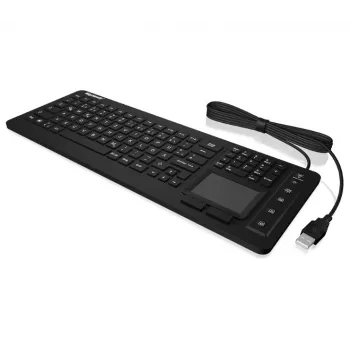 KeySonic KSK-6231 INEL (DE) industriālā tastatūra USB QWERTZ vācu melna