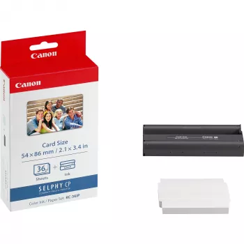 Canon KC-36IP krāsu tintes un 54x86 mm papīra komplekts, 36 loksnes