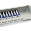 Equip 16-Port Cat.6 Ekranēts Sadales Panelis, Gaiši Pelēks, RJ-45, Zelts, Cat6, Rack stiprinājums, 1U, Pelēks