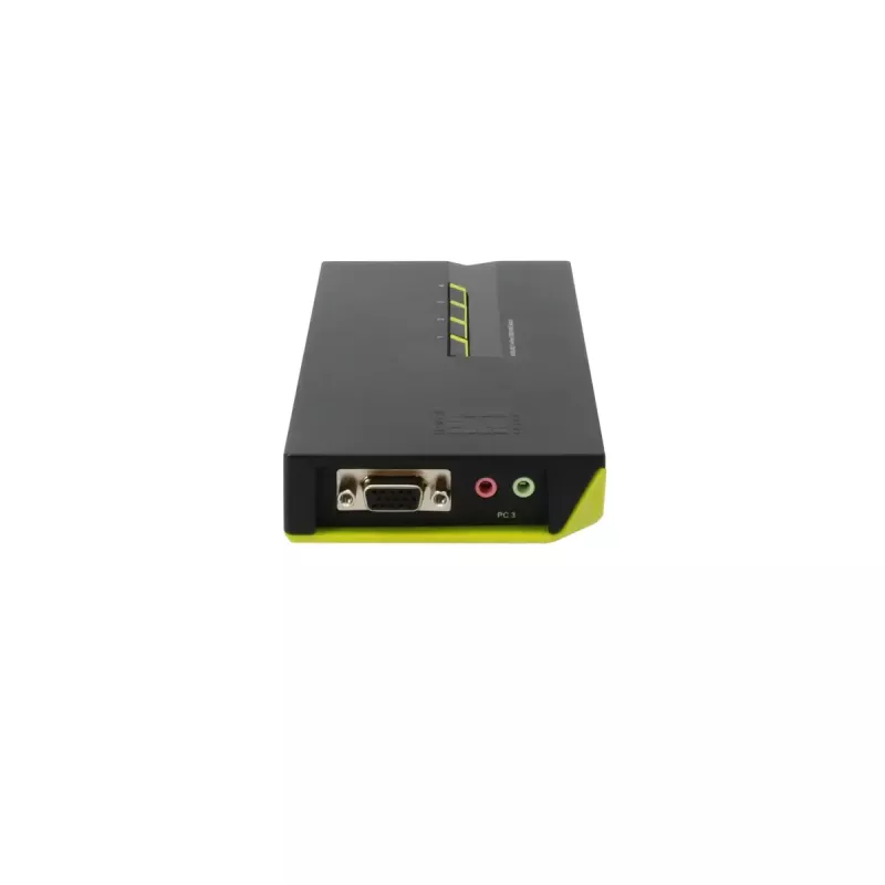 LevelOne 4-Port USB VGA KVM Slēdzis ar audio atbalstu