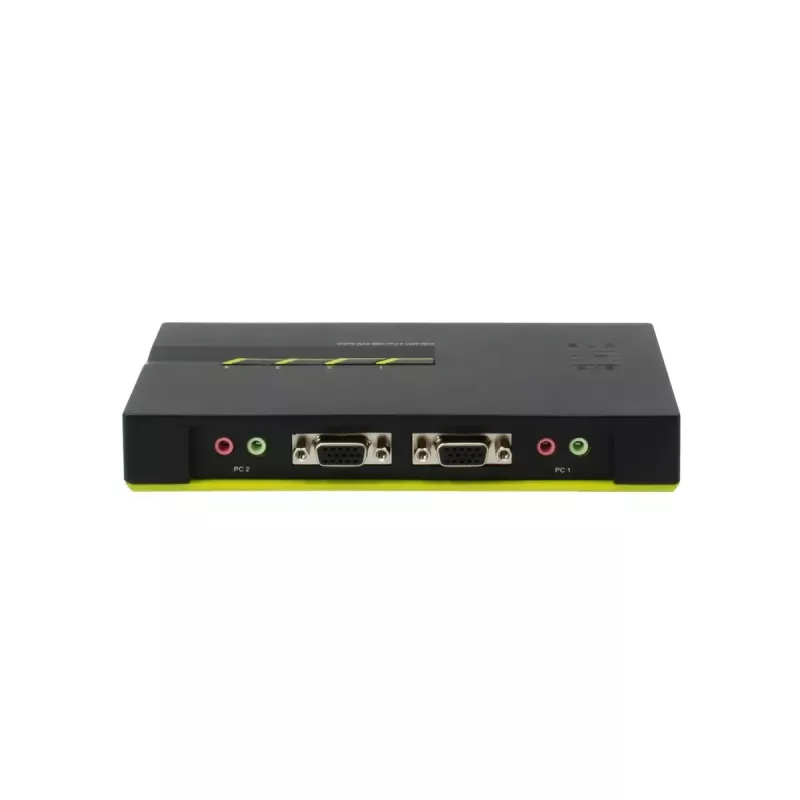 LevelOne 4-Port USB VGA KVM Slēdzis ar audio atbalstu