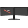 Divu monitoru pacēlājstikls Ergotron Neo Flex 62.2 cm Melns