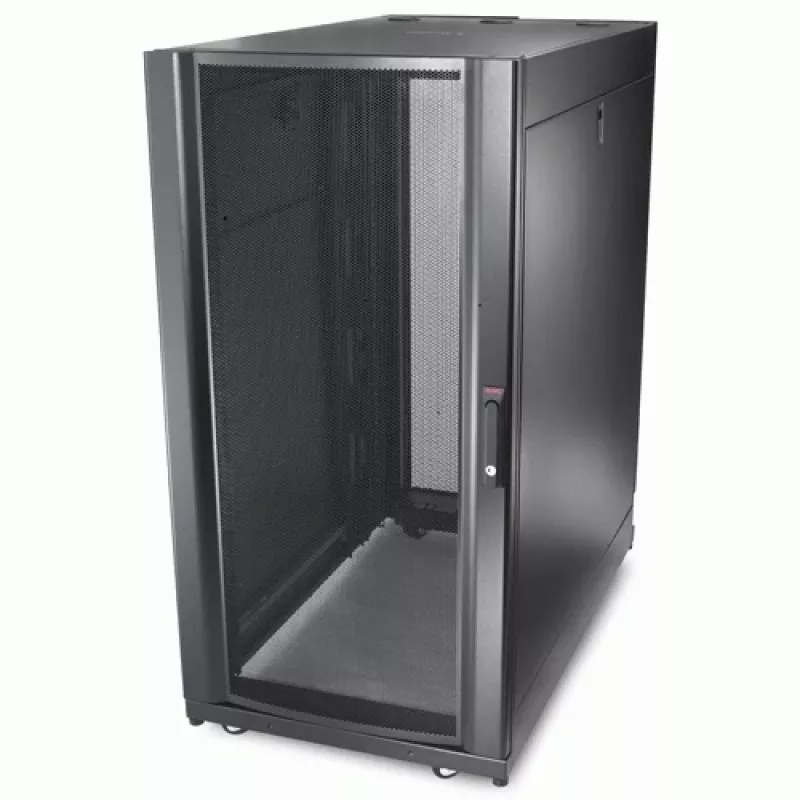 APC NetShelter SX, servera skapis, 24U, melns, 1198.5 x 600 x 1070 mm