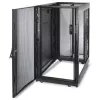 APC NetShelter SX, servera skapis, 24U, melns, 1198.5 x 600 x 1070 mm