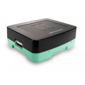 LevelOne FPS-1032 USB drukas serveris, melns, zaļš