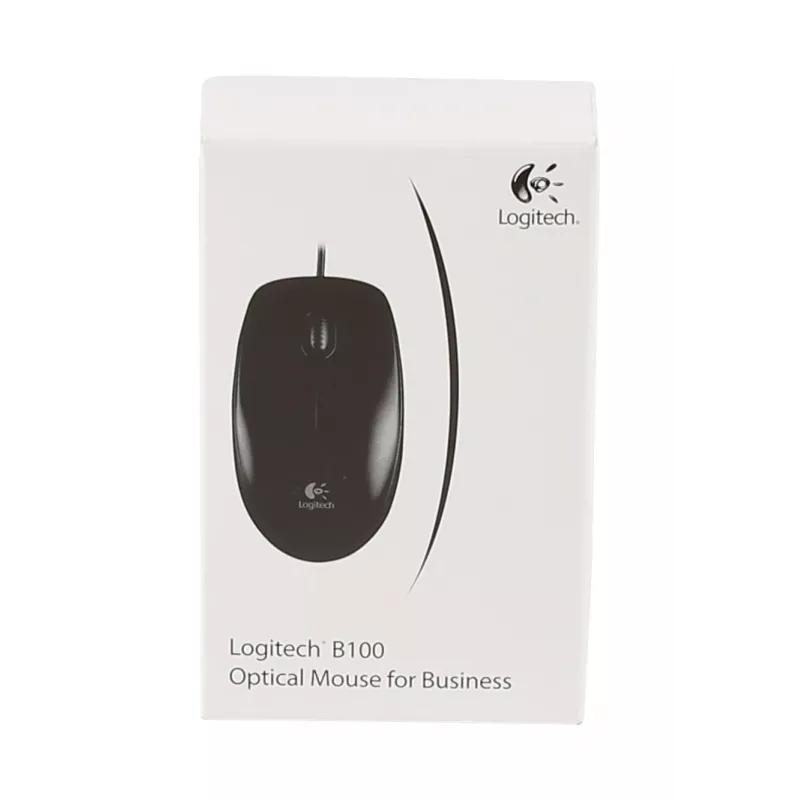 Logitech B100 optiskā pele - melna - vadu USB pele