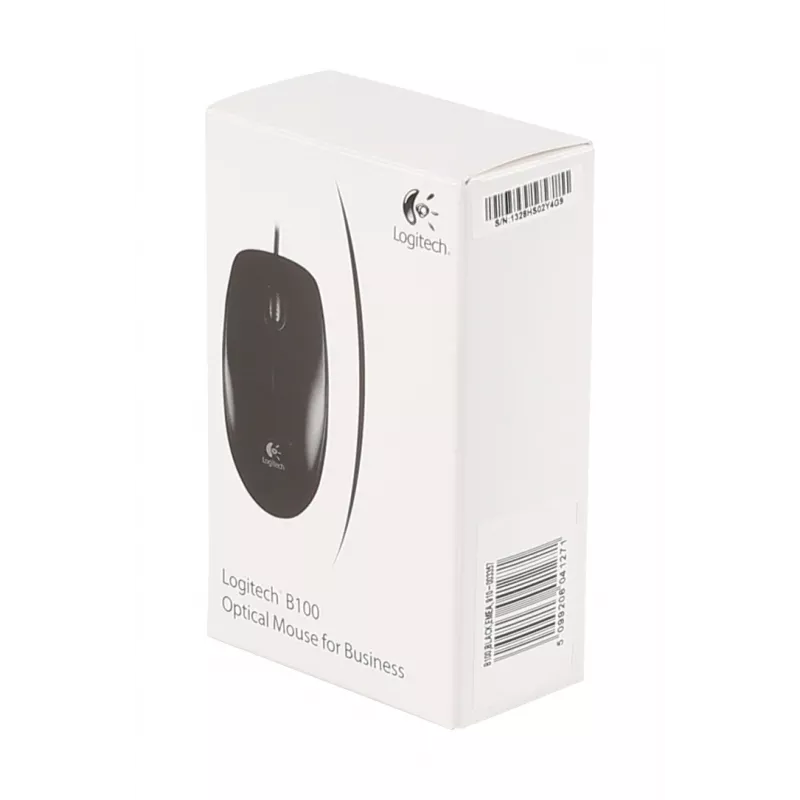 Logitech B100 optiskā pele - melna - vadu USB pele