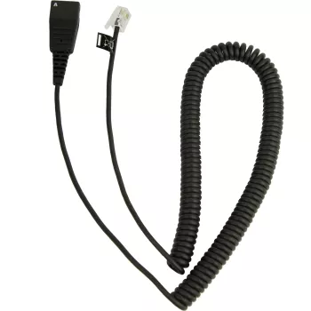 Jabra 8800-01-37 kabelis austiņām, 0.5 m, QD – RJ10, melns
