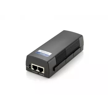 LevelOne POI-3000 Gigabit PoE+ barošanas injektors, 30 W, melns