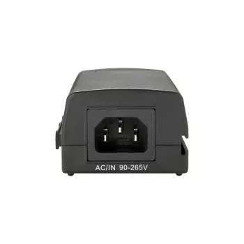 LevelOne POI-3000 Gigabit PoE+ barošanas injektors, 30 W, melns