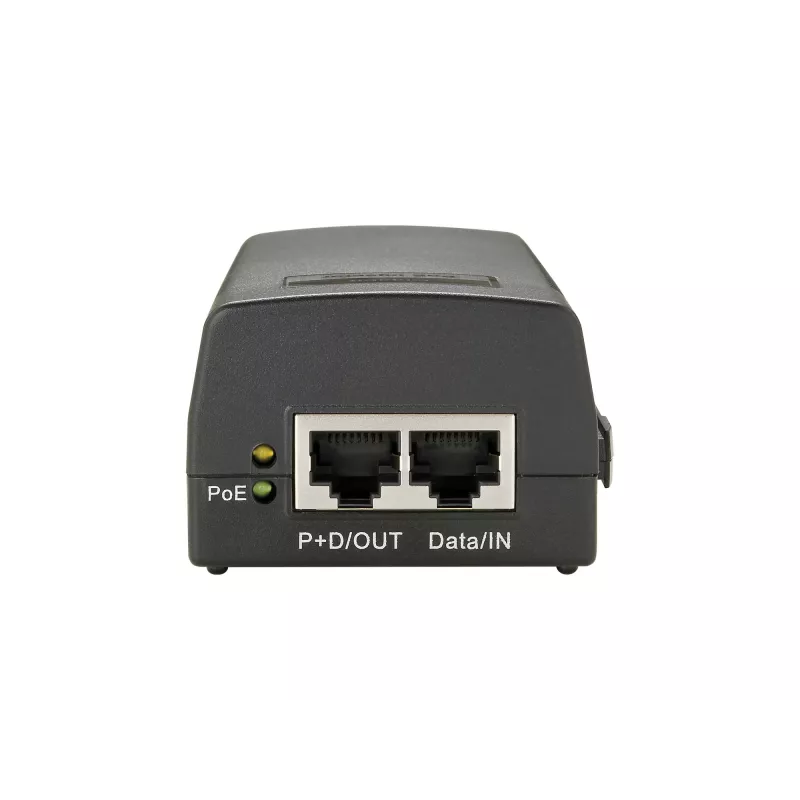 LevelOne POI-3000 Gigabit PoE+ barošanas injektors, 30 W, melns