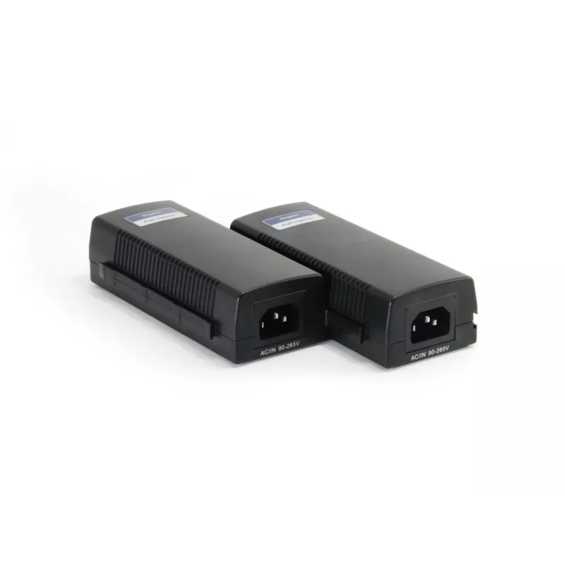 LevelOne POI-3000 Gigabit PoE+ barošanas injektors, 30 W, melns