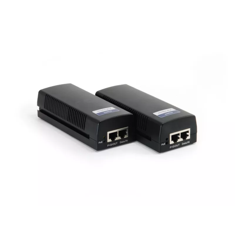 LevelOne POI-3000 Gigabit PoE+ barošanas injektors, 30 W, melns