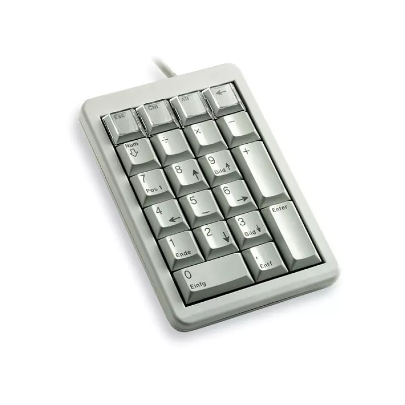 CHERRY G84-4700 ciparu tastatūra klēpjdatoram/PC USB Pelēka