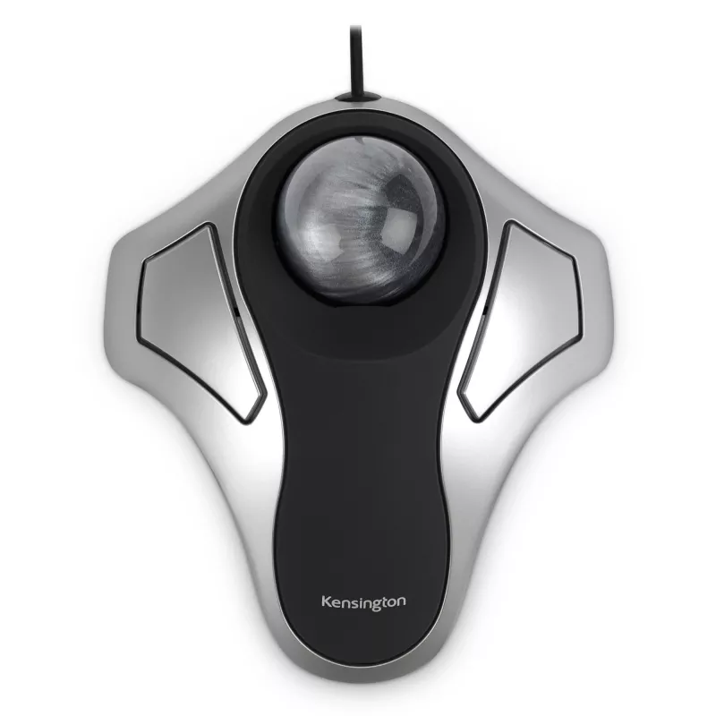 Kensington Orbit Optical Trackball, Ambidextrous, Optical, USB Type-A, Sudrabs