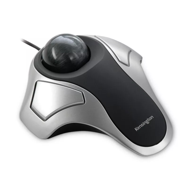 Kensington Orbit Optical Trackball, Ambidextrous, Optical, USB Type-A, Sudrabs