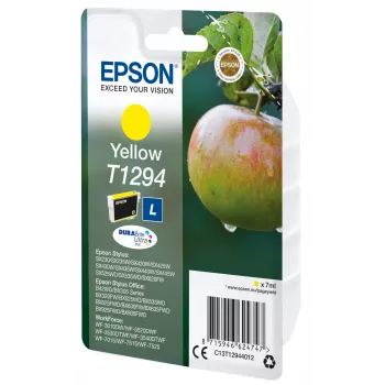 Epson Apple Singlepack Yellow T1294 DURABrite Ultra Tinte, dzeltena, pigmenta tinte, 7 ml, 1 gab., 616 lapas