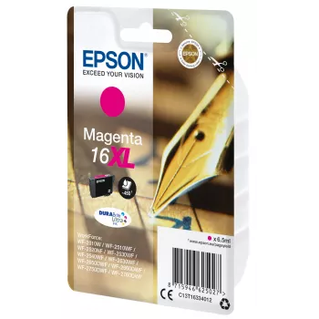 Epson 16XL DURABrite Ultra Magenta tintas kasetne (viena)