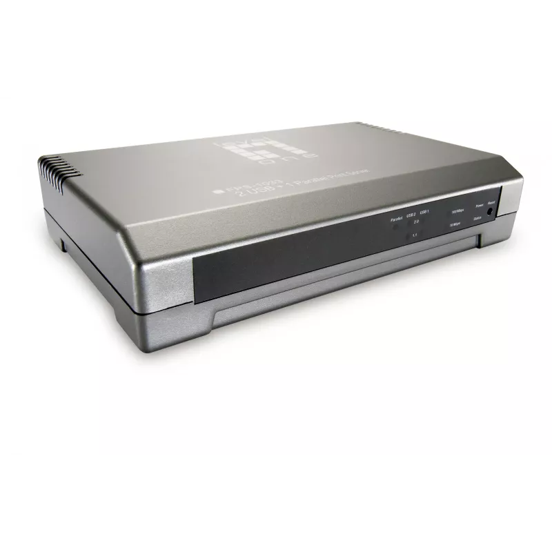 LevelOne FPS-1033 Drukas serveris, 2 x USB, 1 x Parallel, pelēks