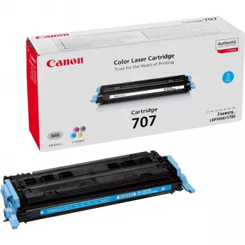 Canon 707 tonera kasetne oriģināla ciāna