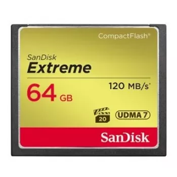 SanDisk Extreme CompactFlash 120 MB/s 64 GB