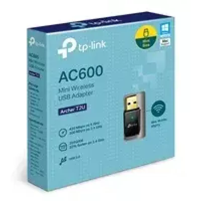TP-Link Archer T2U AC600 bezvadu divjoslu USB WiFi adapteris