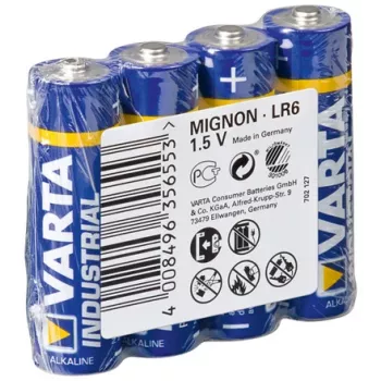 VARTA Batterie Industrial Pro Mignon AA LR6 (4 gabali folijā)