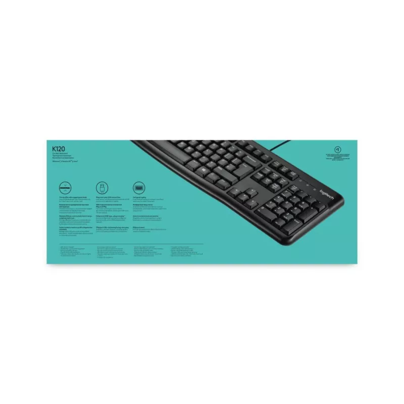 Logitech K120 AZERTY Franču tastatūra biznesam
