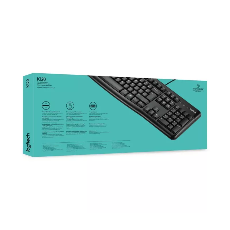 Logitech K120 AZERTY Franču tastatūra biznesam