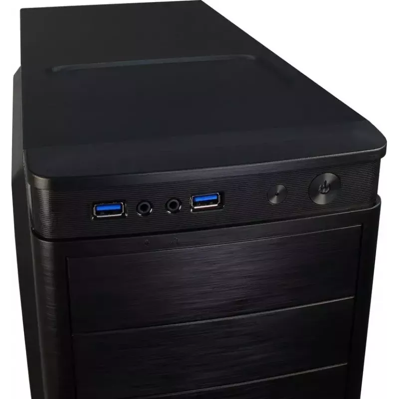 Korpuss Inter-Tech IT-5905 Midi Tower Melns