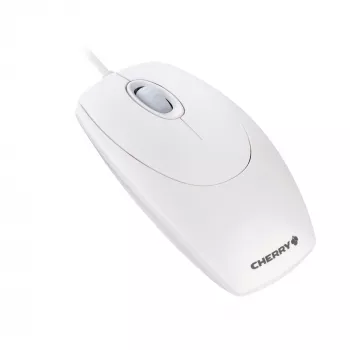 CHERRY WHEELMOUSE OPTICAL vadu pele, gaiši pelēka, PS2/USB, abpusēja, optiskā, USB Type-A, 1000 DPI, balta