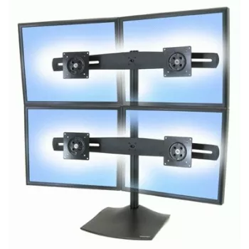Monitoru galda statīvs Ergotron DS Series DS100 Quad 61 cm Melns