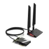TP-Link Archer BE9300 Wi-Fi 7 Bluetooth 5.4 PCIe adapter, iekšējais, bezvadu, PCI Express, WLAN/Bluetooth, 9300 Mbit/s, melns