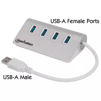 USB centrmezgls Manhattan USB-A 4 portu USB 3.0