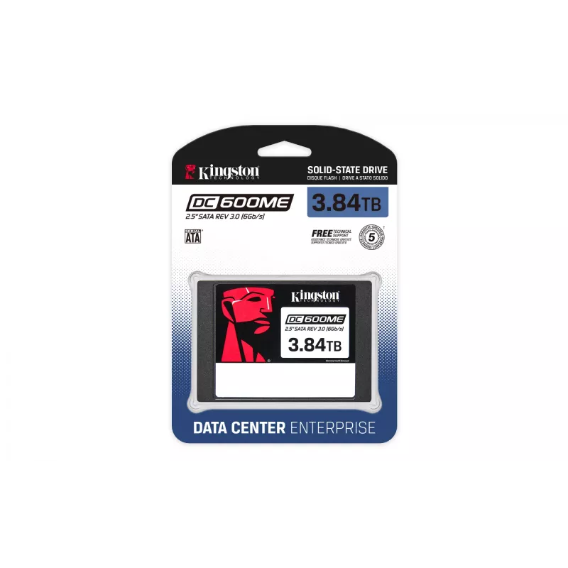 SSD disks Kingston 3.84TB 2.5 collas SATA DC600ME