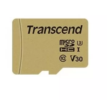 Transcend 16GB microSDHC 500S UHS-I U3 MLC atmiņas karte ar adapteri