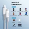 Ugreen 10493 USB-C uz Lightning kabelis 1 m Balts